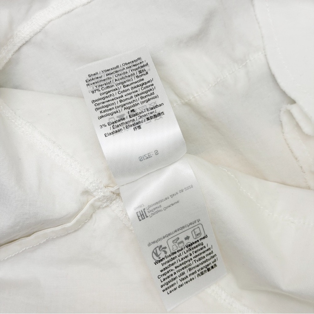 Ganni White Ruffled Button-Down Shirt - Picture 7 of 8
